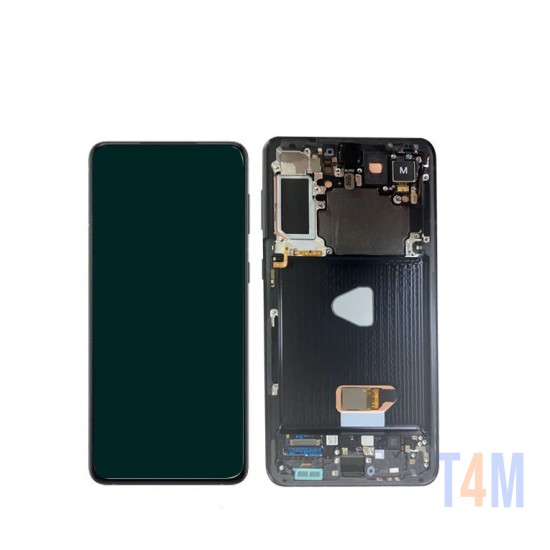 TOUCH+DISPLAY+FRAME SAMSUNG GALAXY S21 PLUS 5G G996 PRETO (COM CÂMERA SERVICE PACK GH82-24554A/24553A)